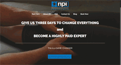 Desktop Screenshot of npitherapy.com